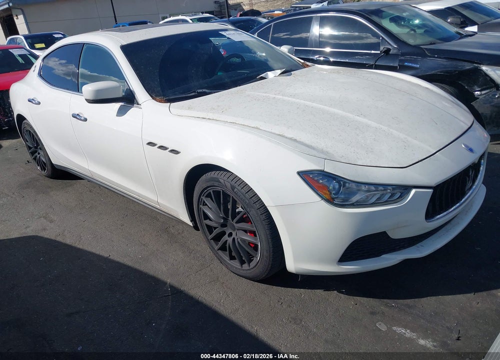 2016 MASERATI GHIBLI VIN: ZAM57XSA4G1175724