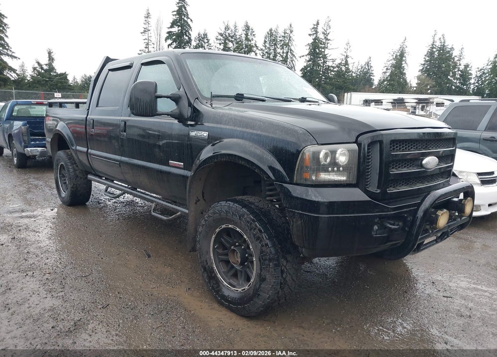 2005 FORD F250 SUPER DUTY VIN: 1FTSW21P95EA14455