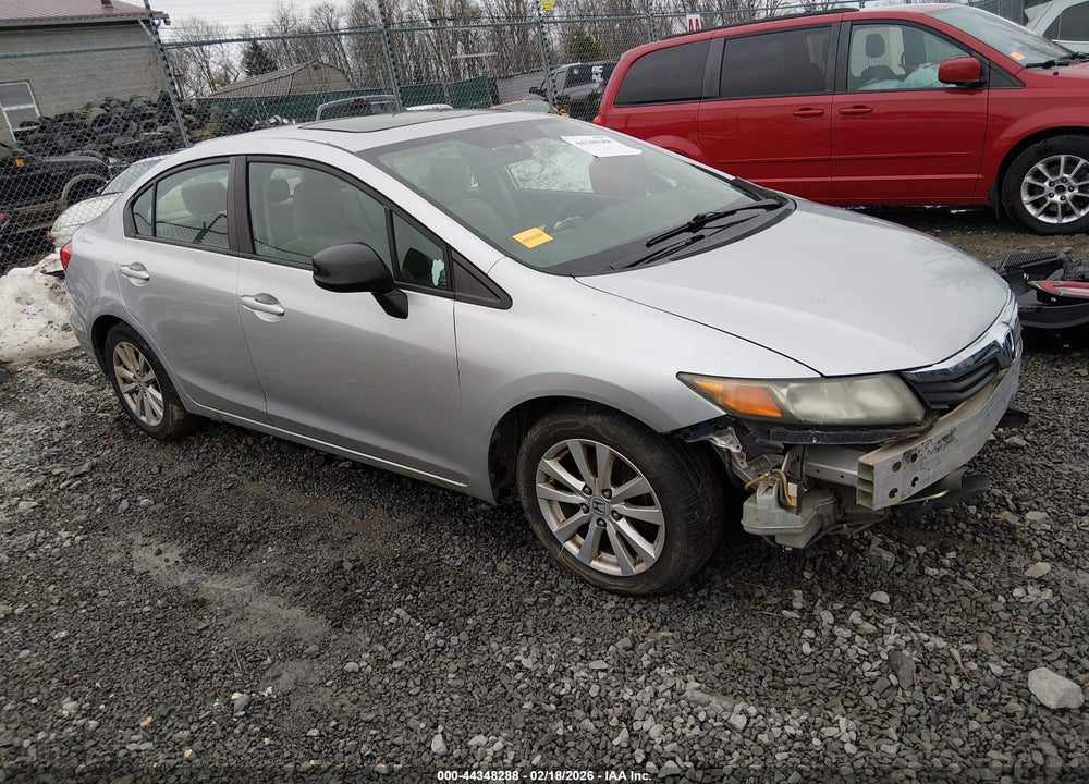 2012 HONDA CIVIC EX-L VIN: 19XFB2F9XCE343206