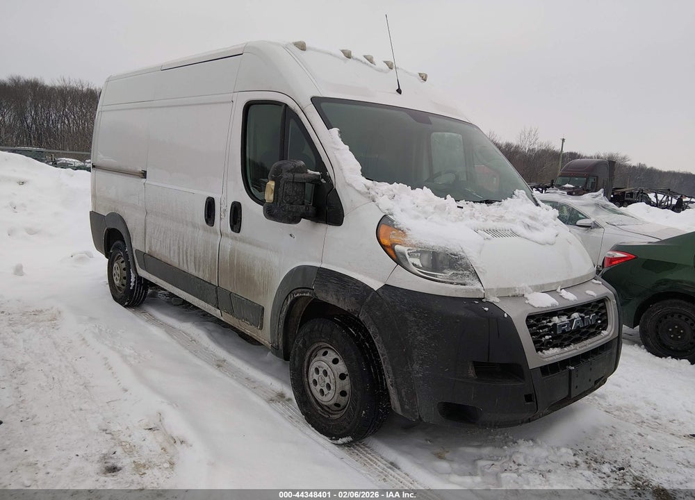 2019 RAM PROMASTER 2500 HIGH ROOF 136 WB VIN: 3C6TRVCG5KE510662