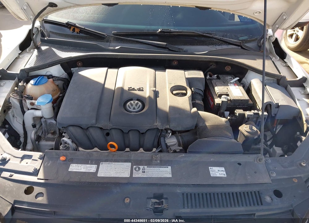 2013 VOLKSWAGEN PASSAT 2.5L SE VIN: 1VWBP7A30DC080200