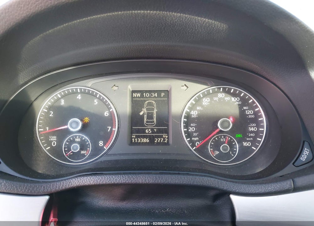 2013 VOLKSWAGEN PASSAT 2.5L SE VIN: 1VWBP7A30DC080200