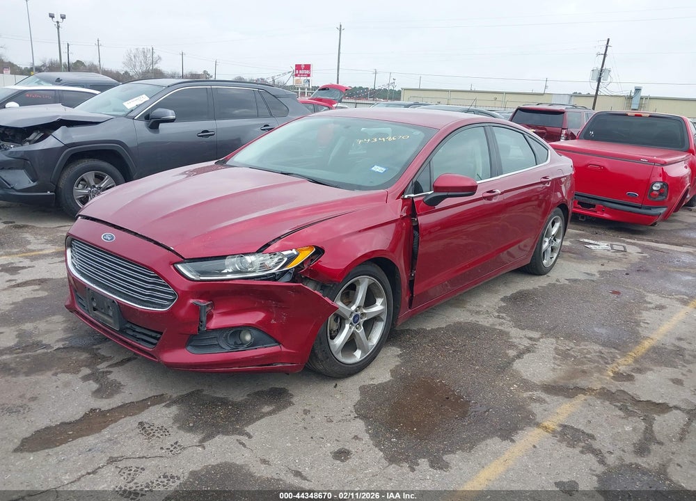 2016 FORD FUSION S VIN: 3FA6P0G77GR366496