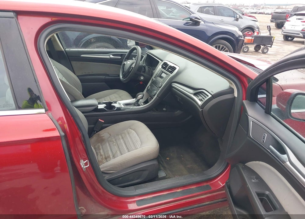 2016 FORD FUSION S VIN: 3FA6P0G77GR366496