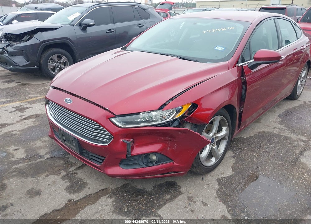 2016 FORD FUSION S VIN: 3FA6P0G77GR366496