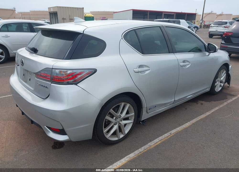 2016 LEXUS CT 200H VIN: JTHKD5BH3G2262878