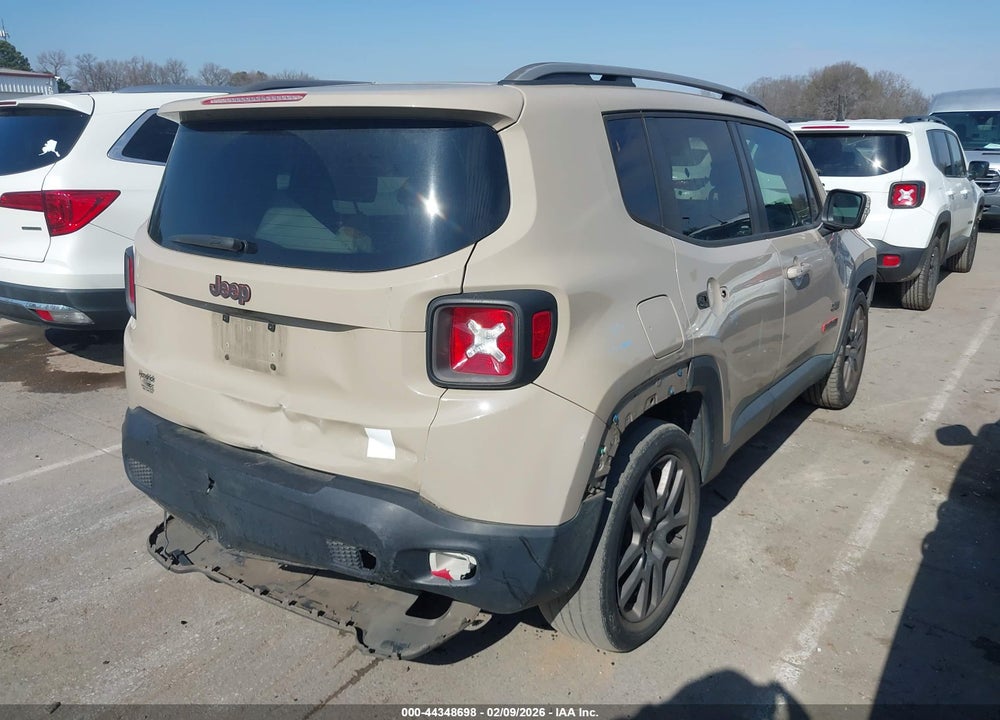 2016 JEEP RENEGADE 75TH ANNIVERSARY VIN: ZACCJABT7GPC62433
