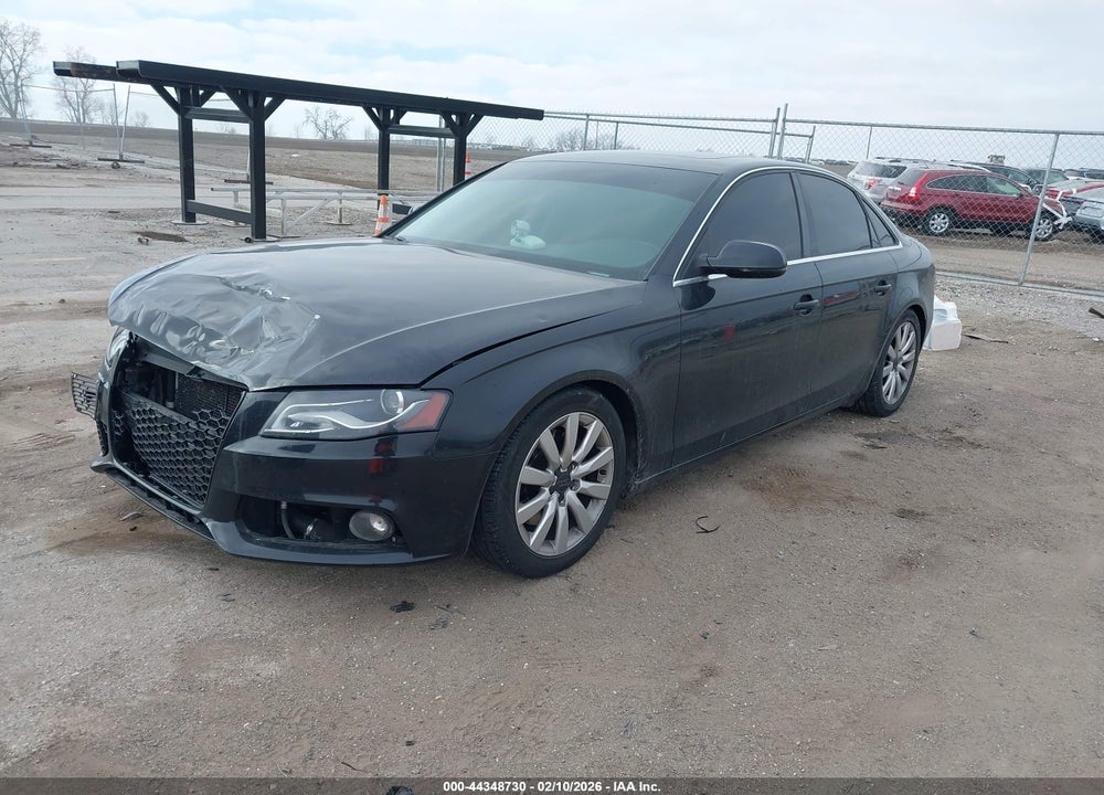 2010 AUDI A4 2.0T PREMIUM VIN: WAUFFAFL8AN041798