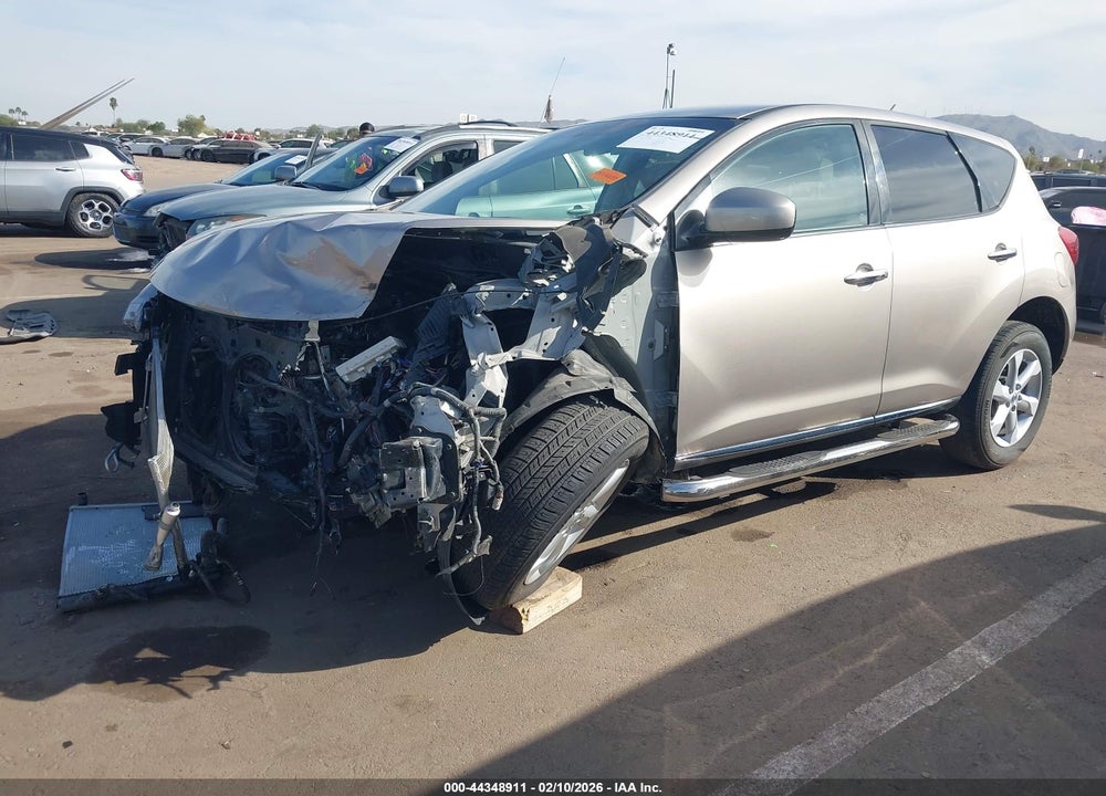 2010 NISSAN MURANO S VIN: JN8AZ1MU3AW014992