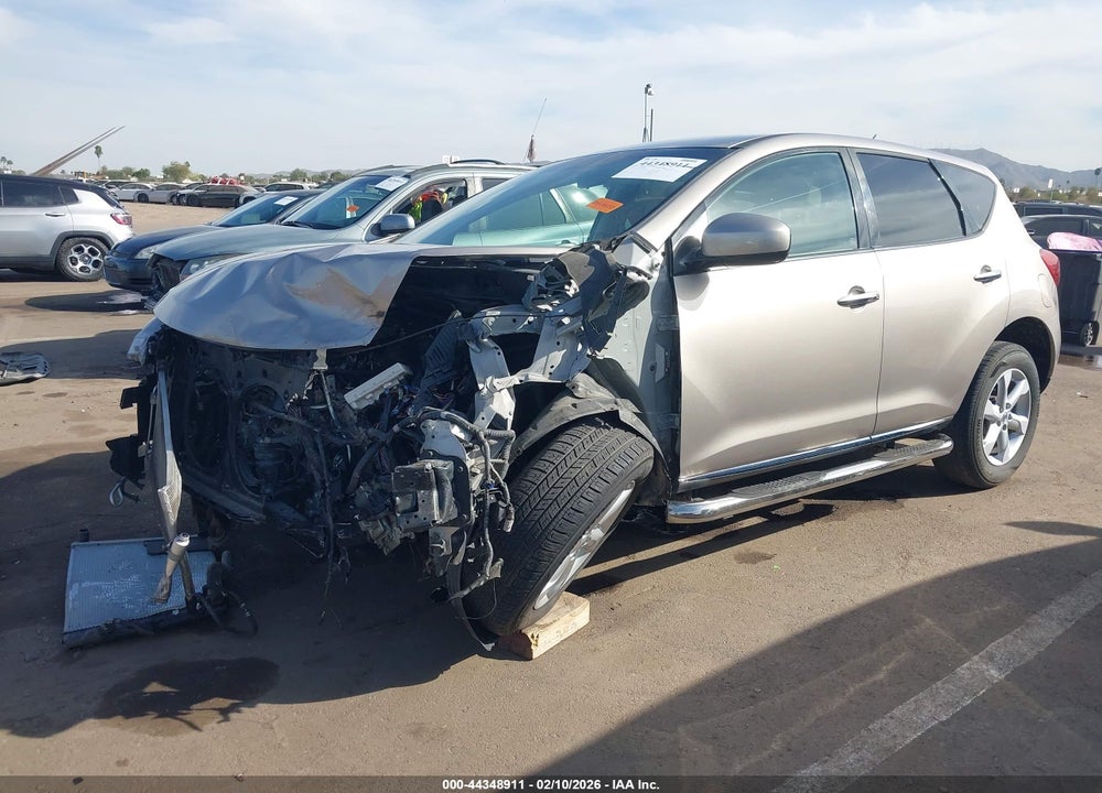 2010 NISSAN MURANO S VIN: JN8AZ1MU3AW014992