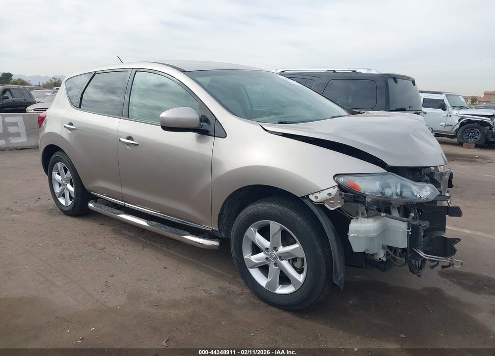 2010 NISSAN MURANO S VIN: JN8AZ1MU3AW014992
