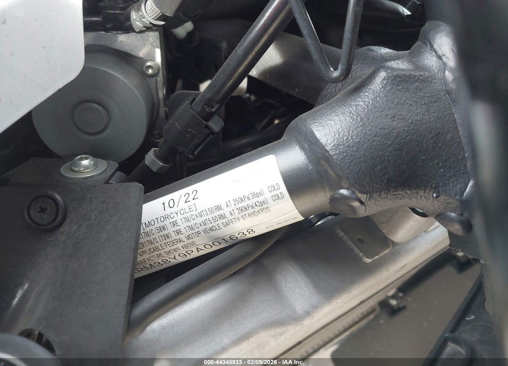 2023 YAMAHA YZFR7 VIN: JYARM38Y9PA001638