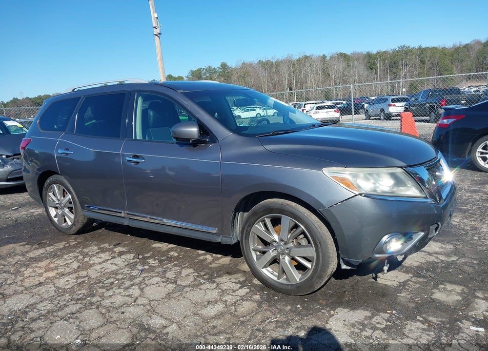 2015 NISSAN PATHFINDER PLATINUM VIN: 5N1AR2MM2FC657999