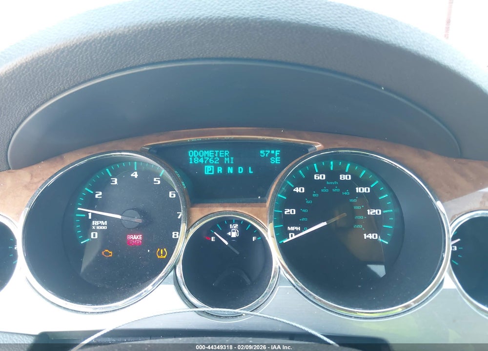 2012 BUICK ENCLAVE LEATHER VIN: 5GAKRCED0CJ180785