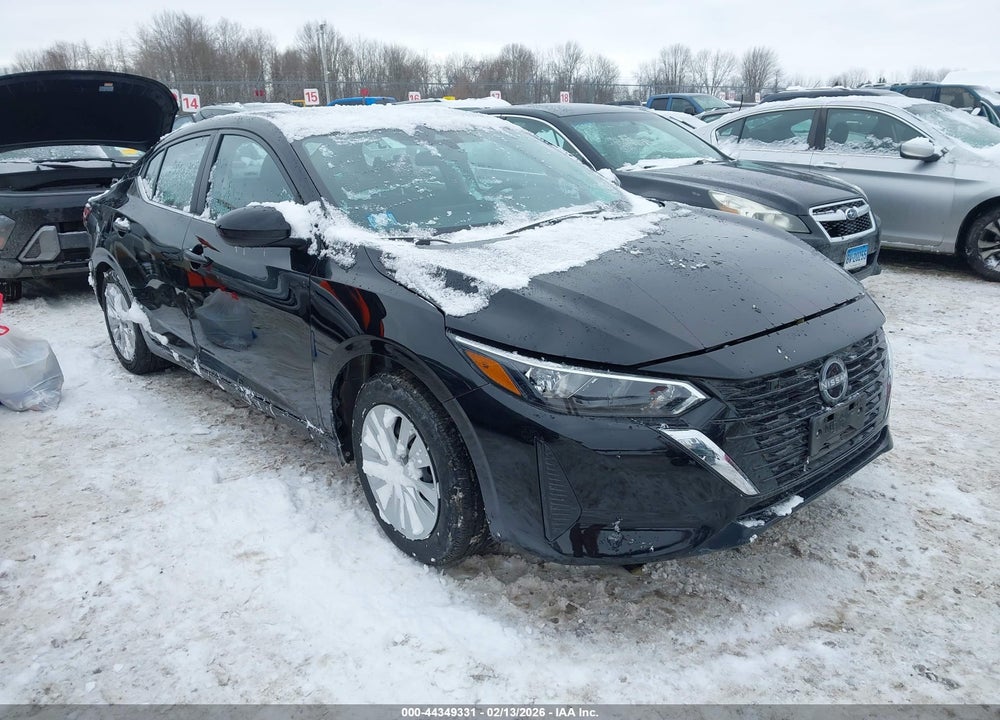 2025 NISSAN SENTRA S VIN: 3N1AB8BV2SY306120