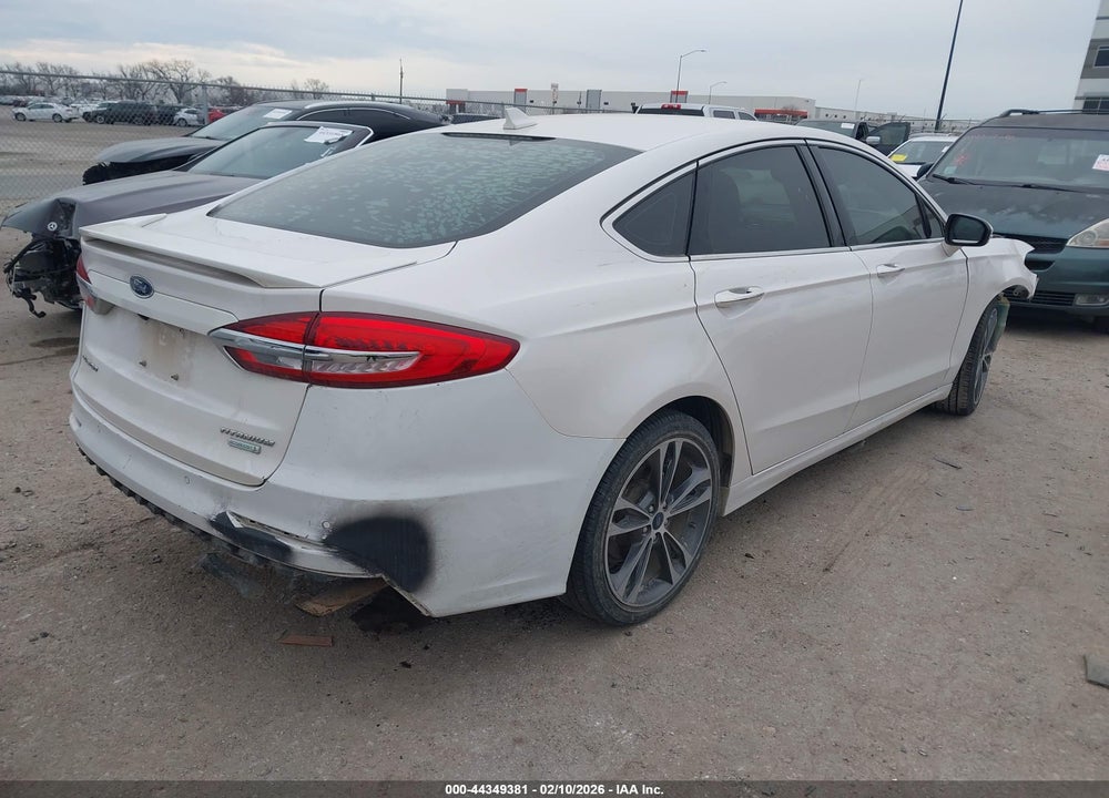 2019 FORD FUSION TITANIUM VIN: 3FA6P0K97KR170334