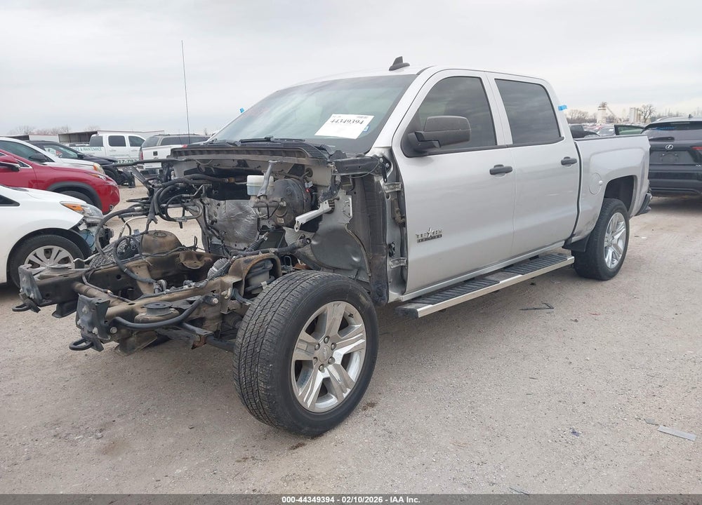 2018 CHEVROLET SILVERADO 1500 CUSTOM VIN: 3GCPCPEC0JG441707