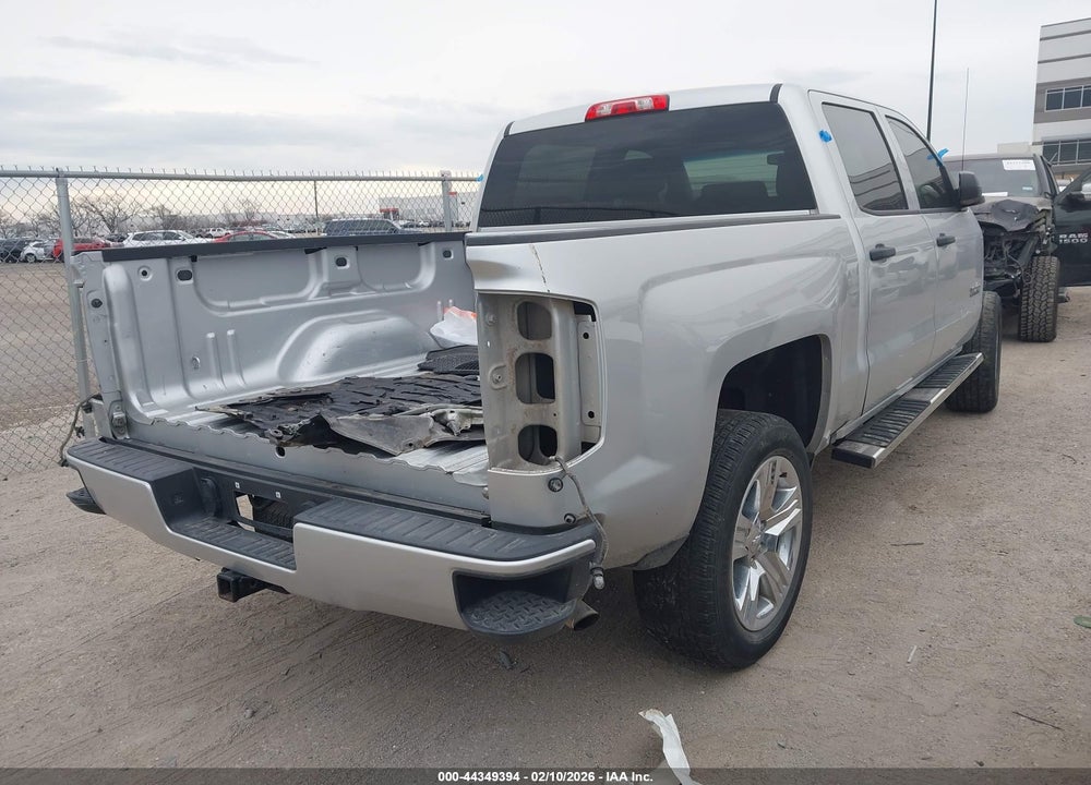 2018 CHEVROLET SILVERADO 1500 CUSTOM VIN: 3GCPCPEC0JG441707