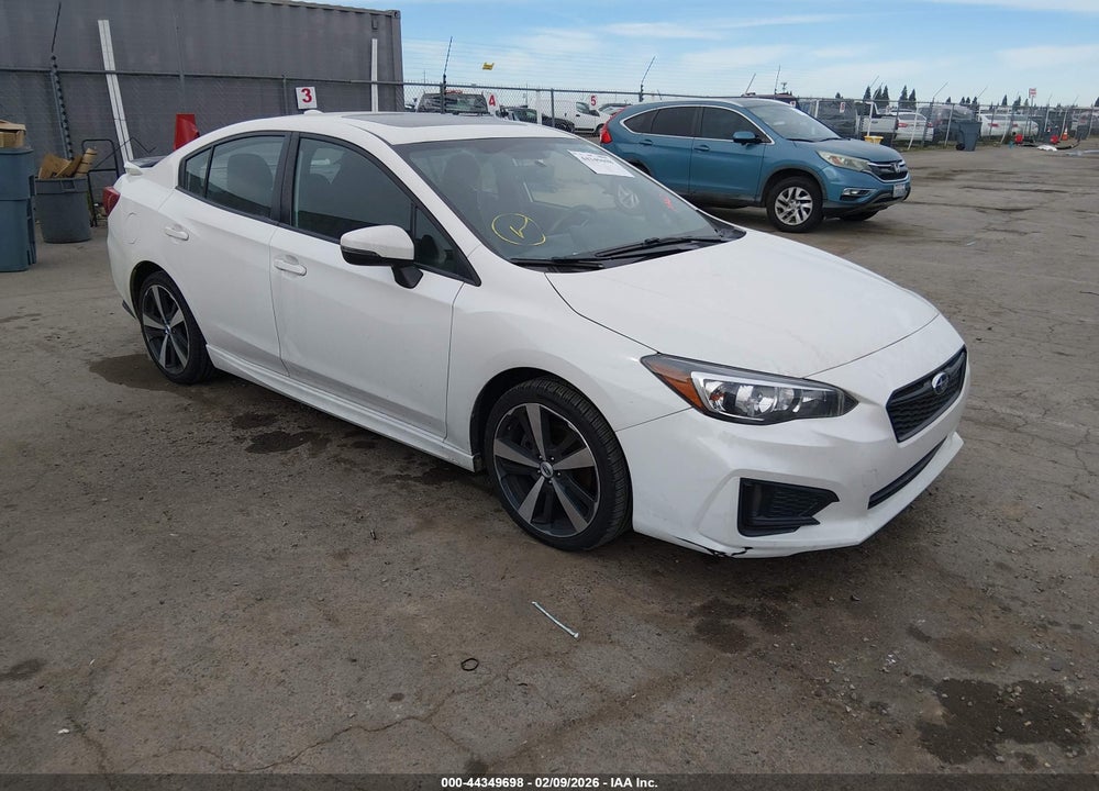 2018 SUBARU IMPREZA 2.0I SPORT VIN: 4S3GKAM62J3600130