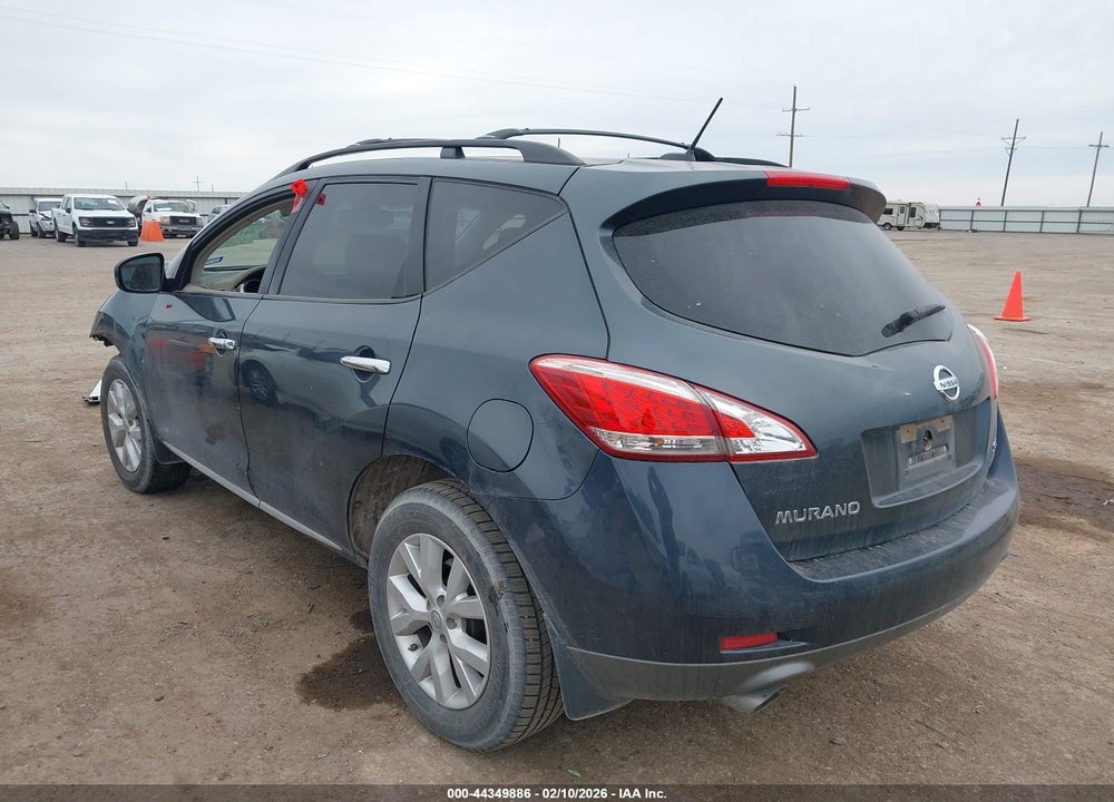 2013 NISSAN MURANO SL VIN: JN8AZ1MU6DW208033