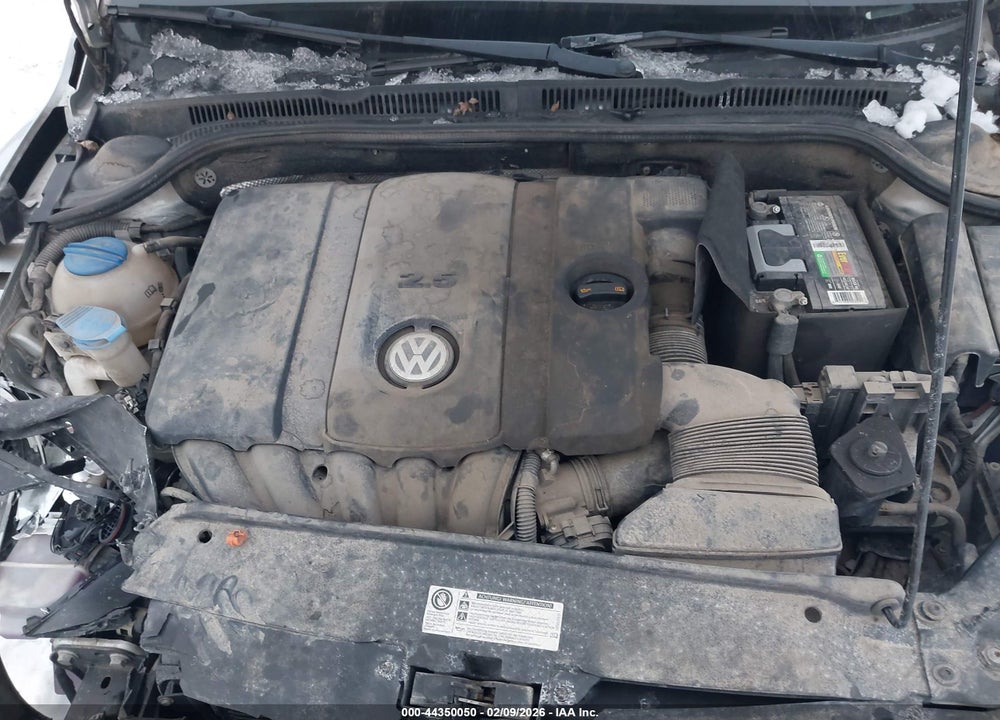 2011 VOLKSWAGEN JETTA 2.5L SE VIN: 3VWDX7AJ5BM354705
