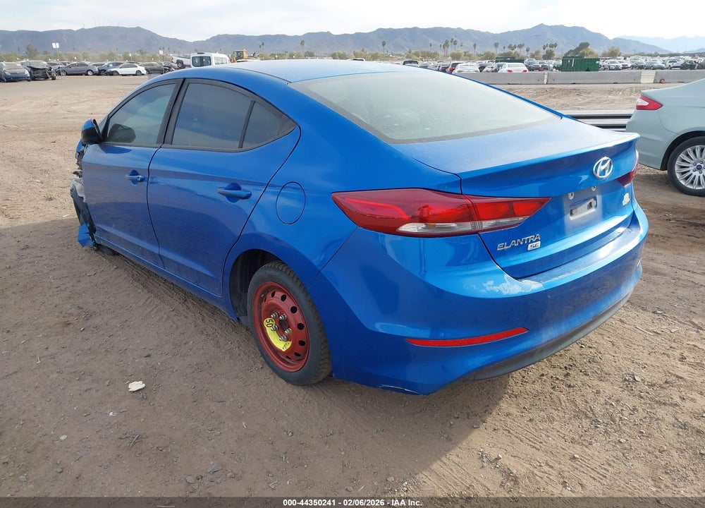 2018 HYUNDAI ELANTRA SE VIN: KMHD74LF9JU478122
