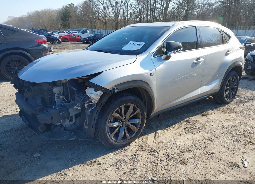 2017 LEXUS NX 200T F SPORT VIN: JTJYARBZ5H2056531
