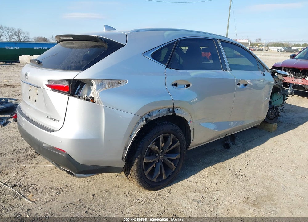 2017 LEXUS NX 200T F SPORT VIN: JTJYARBZ5H2056531
