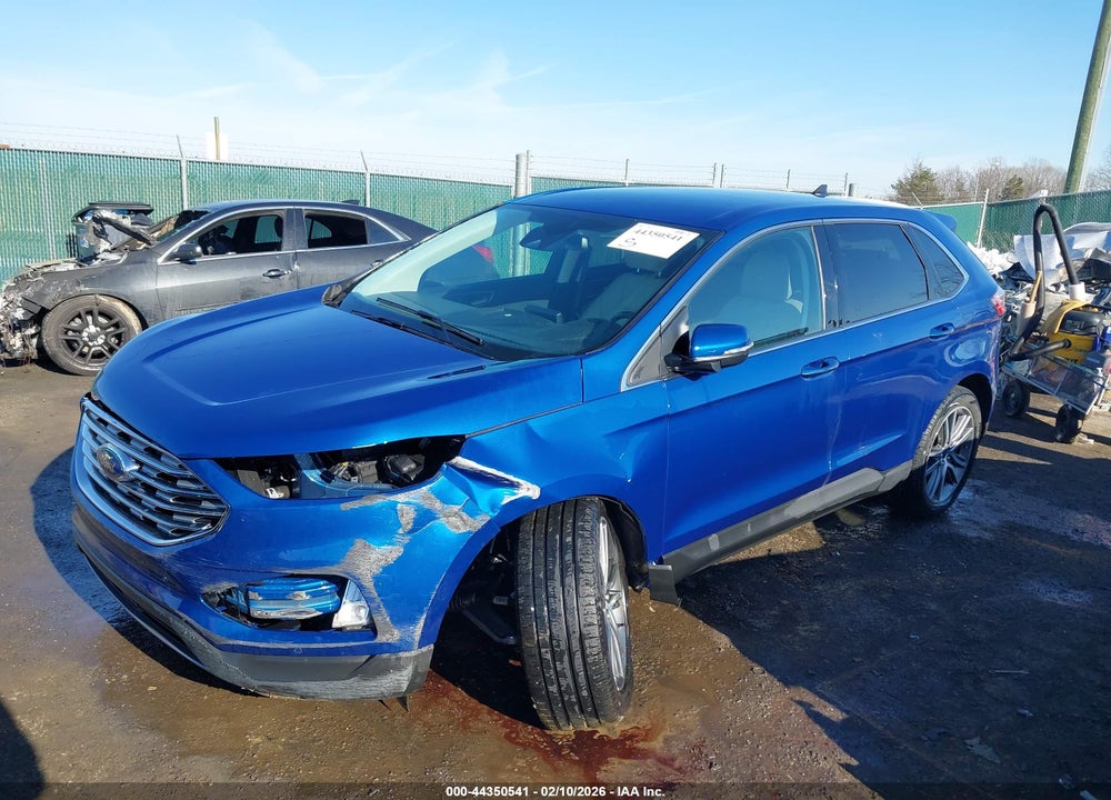 2022 FORD EDGE TITANIUM VIN: 2FMPK4K96NBB07602