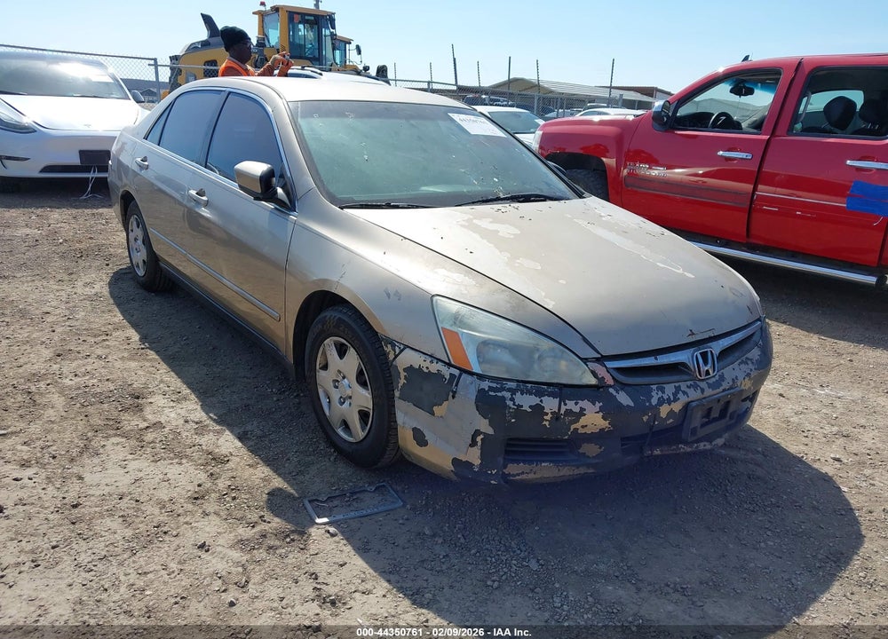 2007 HONDA ACCORD 2.4 LX VIN: 3HGCM56477G702705