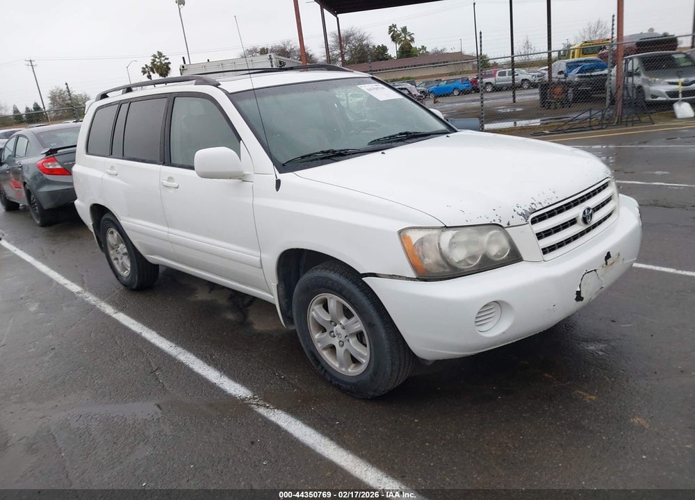 2001 TOYOTA HIGHLANDER V6 VIN: JTEGF21A310001687