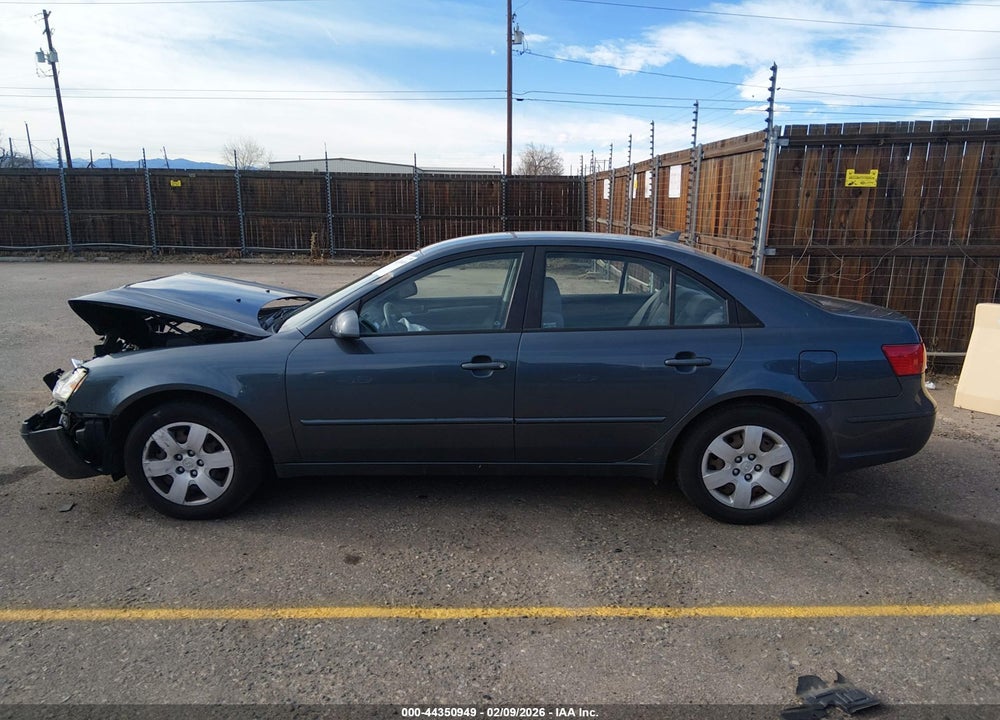 2009 HYUNDAI SONATA GLS VIN: 5NPET46C79H443347