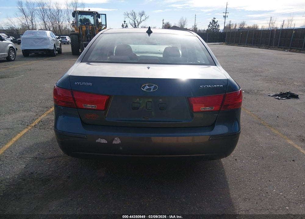 2009 HYUNDAI SONATA GLS VIN: 5NPET46C79H443347