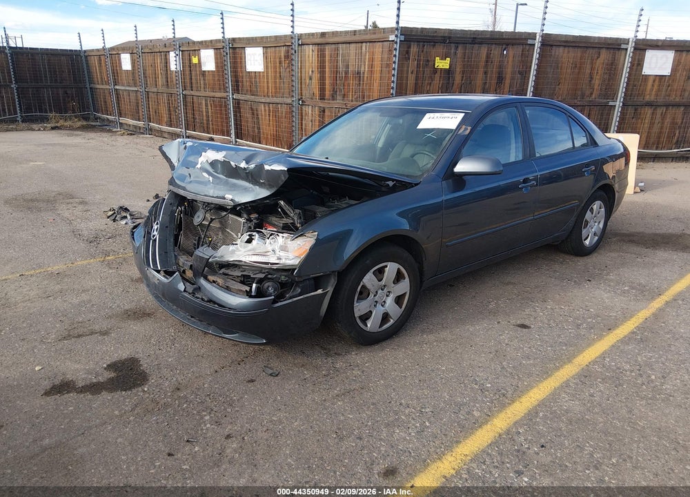 2009 HYUNDAI SONATA GLS VIN: 5NPET46C79H443347