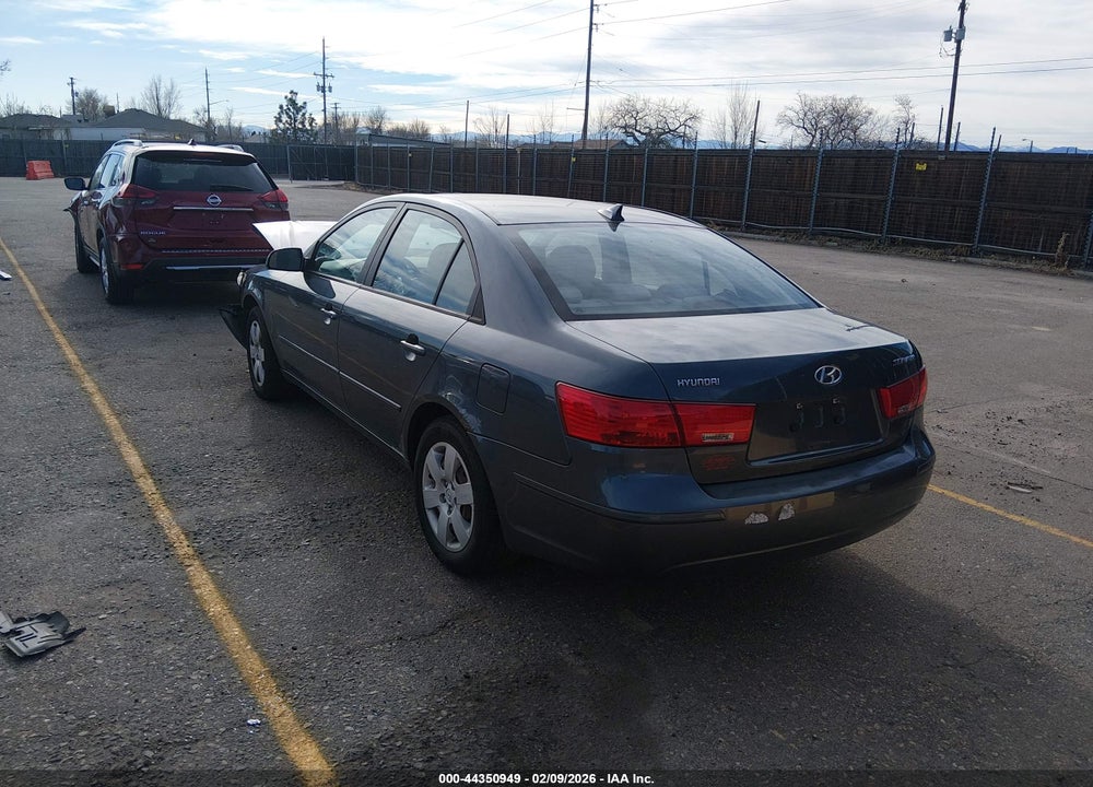 2009 HYUNDAI SONATA GLS VIN: 5NPET46C79H443347