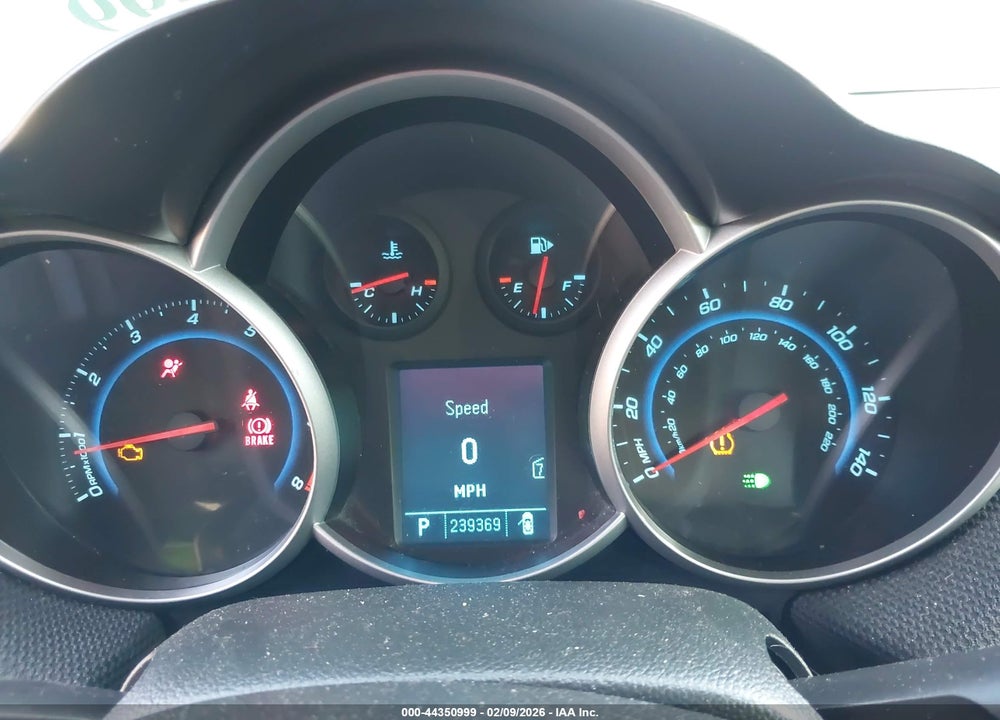 2011 CHEVROLET CRUZE 1LT VIN: 1G1PF5S92B7119676