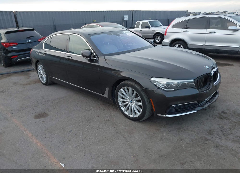 2016 BMW 740I VIN: WBA7E2C58GG504328