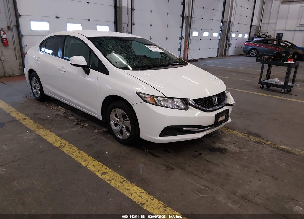 2013 HONDA CIVIC LX VIN: 19XFB2F50DE264495