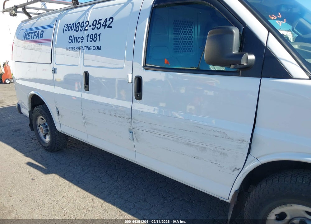 2017 GMC SAVANA 2500 WORK VAN VIN: 1GTW7AFF4H1104939