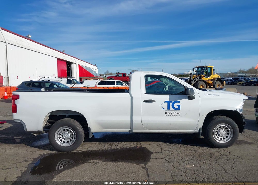 2025 CHEVROLET SILVERADO 1500 2WD  LONG BED WT VIN: 3GCNAAEK0SG266829