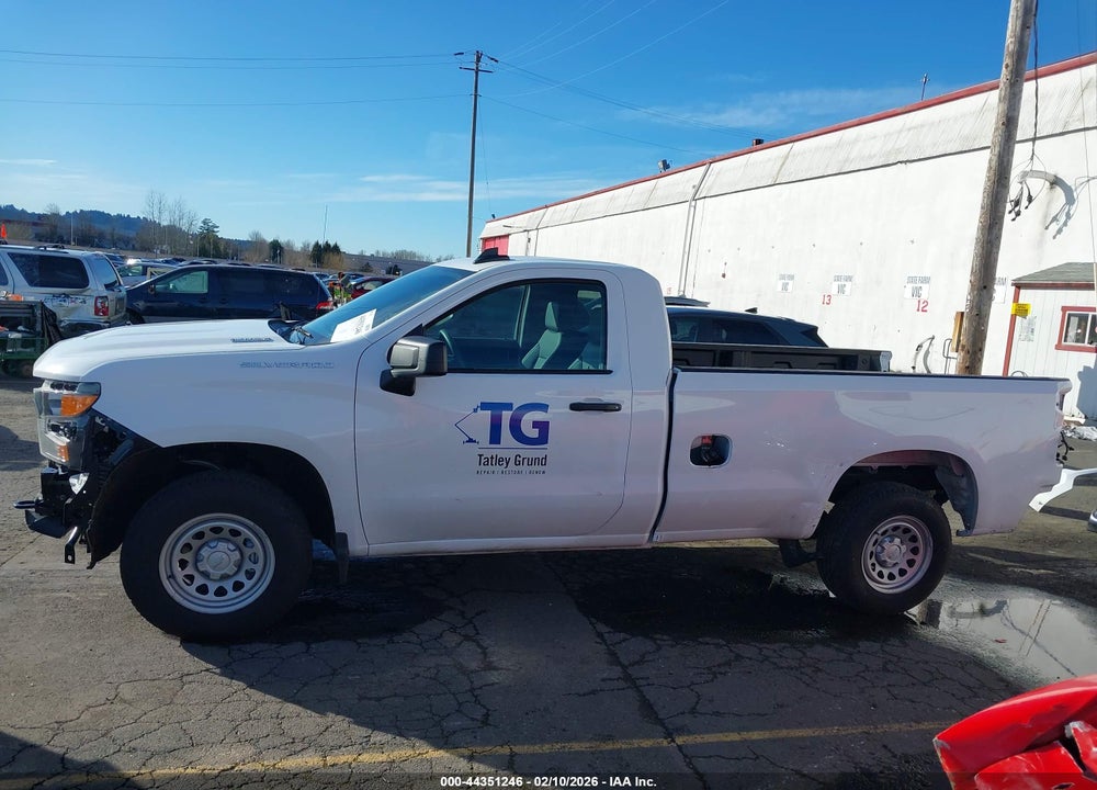 2025 CHEVROLET SILVERADO 1500 2WD  LONG BED WT VIN: 3GCNAAEK0SG266829