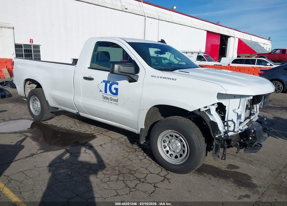 2025 CHEVROLET SILVERADO 1500 2WD  LONG BED WT VIN: 3GCNAAEK0SG266829