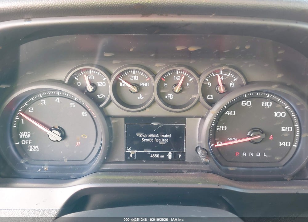 2025 CHEVROLET SILVERADO 1500 2WD  LONG BED WT VIN: 3GCNAAEK0SG266829