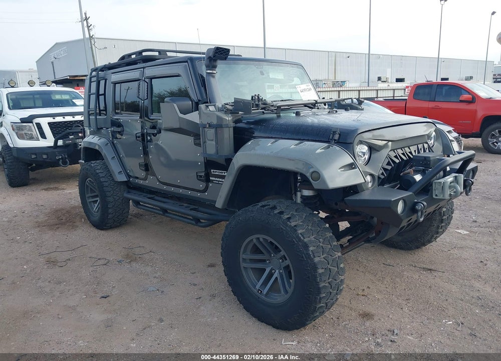 2017 JEEP WRANGLER UNLIMITED SPORT 4X4 VIN: 1C4BJWDG3HL596926