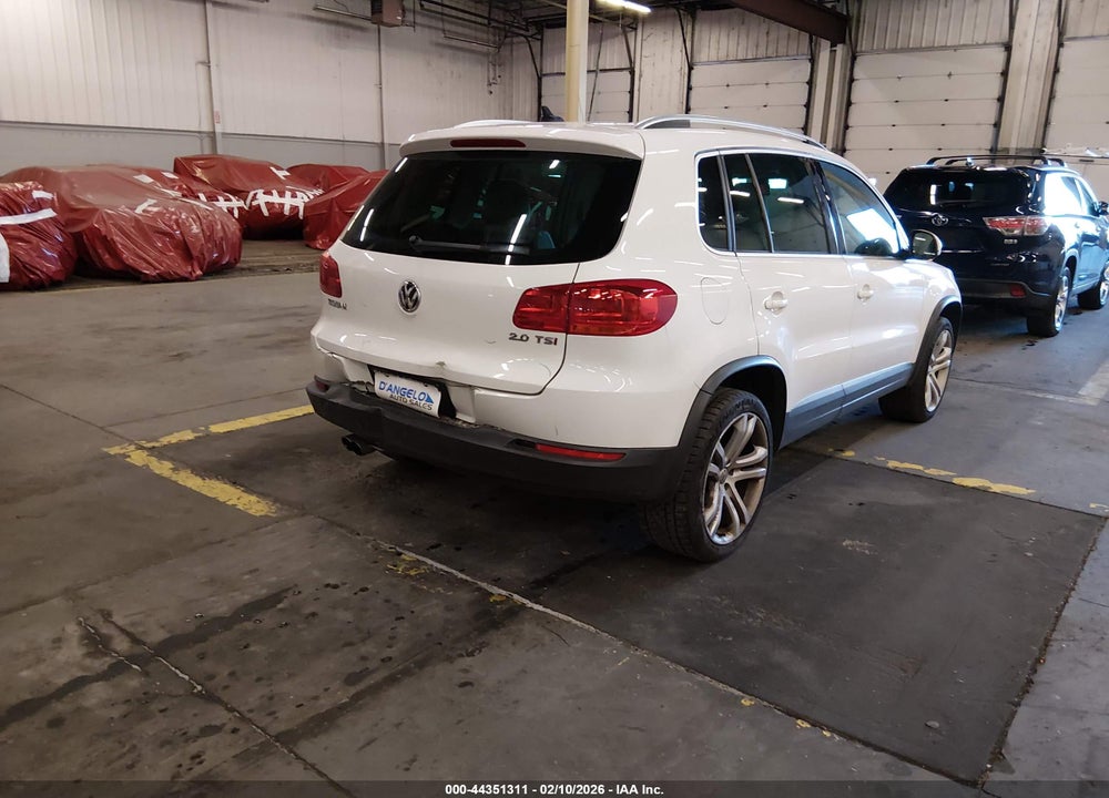 2012 VOLKSWAGEN TIGUAN SEL VIN: WVGAV7AX4CW552141