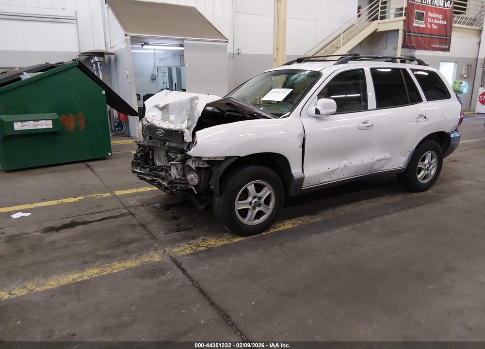 2004 HYUNDAI SANTA FE GLS VIN: KM8SC13D84U607844