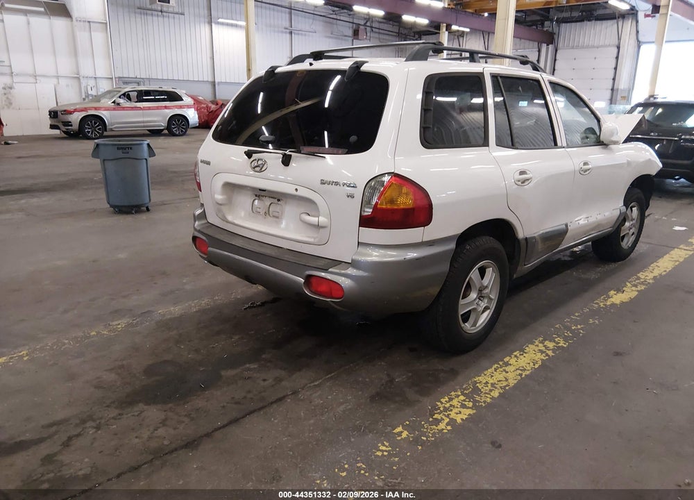 2004 HYUNDAI SANTA FE GLS VIN: KM8SC13D84U607844