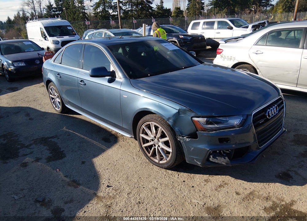 2016 AUDI A4 2.0T PREMIUM VIN: WAUFFAFL1GN014550