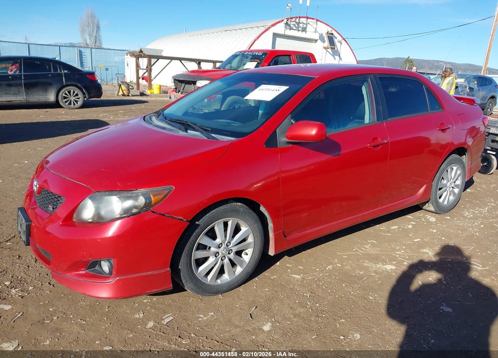 2010 TOYOTA COROLLA S VIN: 1NXBU4EE9AZ202124