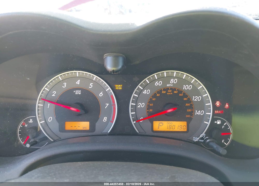 2010 TOYOTA COROLLA S VIN: 1NXBU4EE9AZ202124